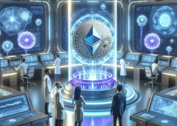 Un token de ETH en un laboratorio.