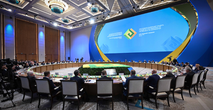 Foro de inversionistas en Kazajistán.
