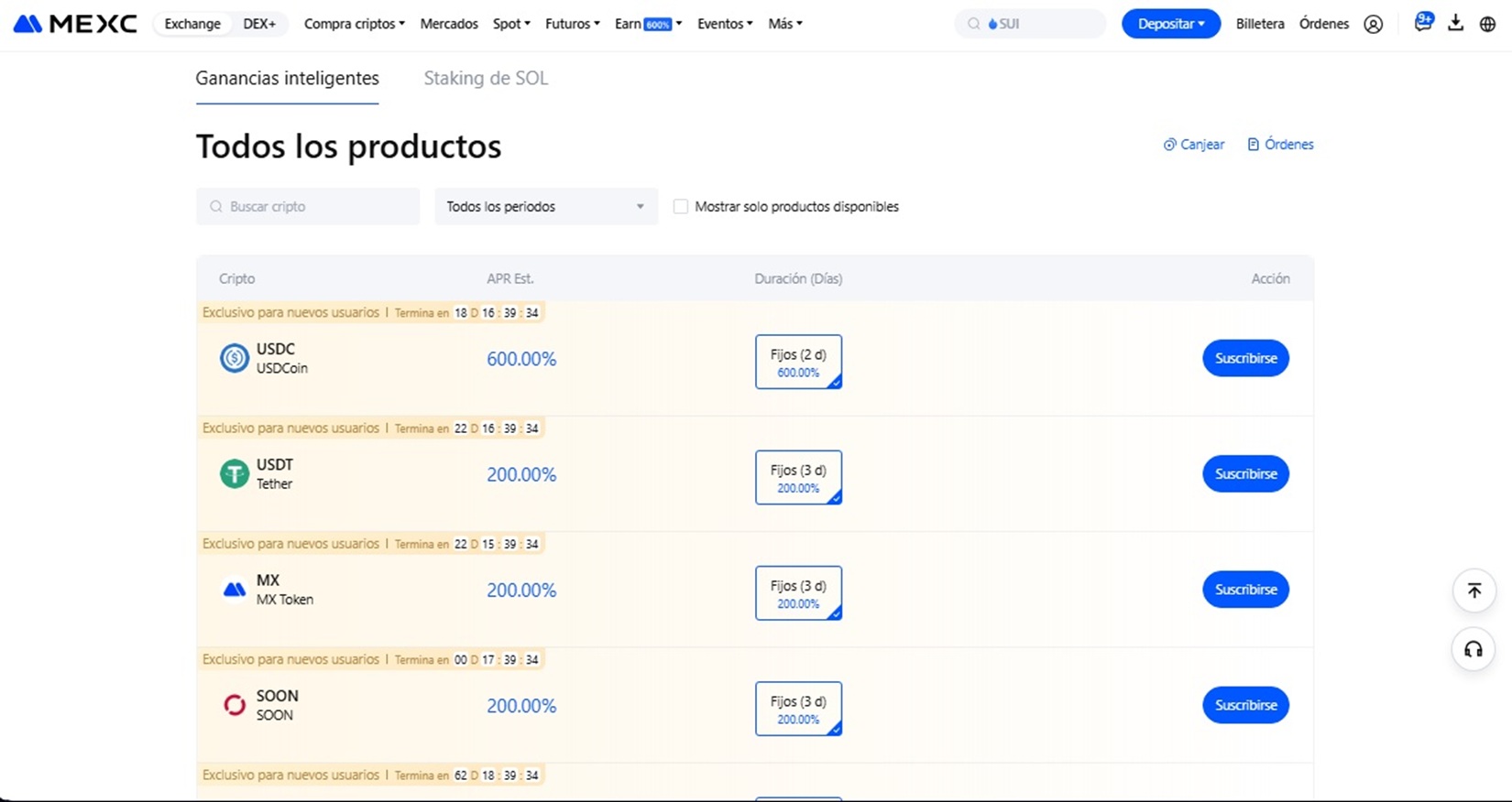 Tabla de criptomonedas para prestar.