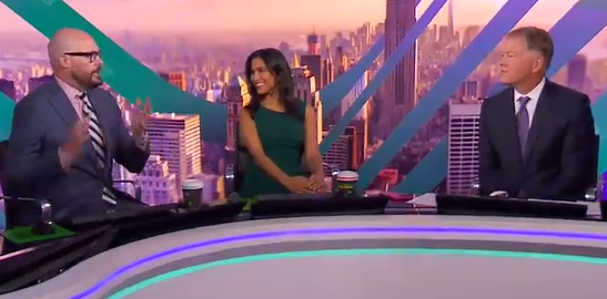 Dan Morehead en entrevista con parte del equipo de Bloomberg TV.