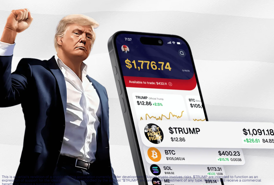 Imagen de $Trump Wallet.