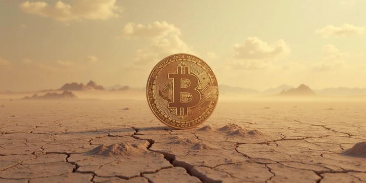 El precio de bitcoin podría retroceder hasta los 92.000 dólares. Fuente: Imagen generada por CriptoNoticias mediante SeeArt.ia.