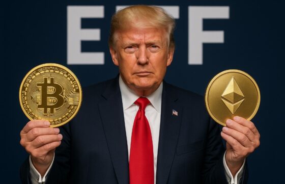 Empresa de Trump presenta un ETF de bitcoin y Ethereum combinado