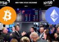 Bitcoin y ETH en Wall Street.