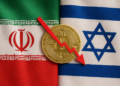 Cae el precio de bitcoin tras el ataque de Israel a Irán. Fuente: imagen generada mediante Dall-E, por CriptoNoticias.
