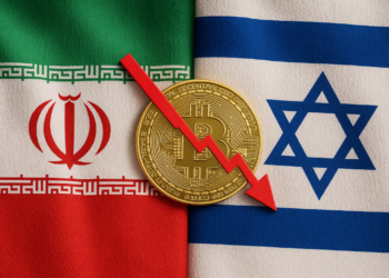 Los analistas presentan distintas visiones sobre lo que puede ocurrir a Bitcoin tras el conflicto entre Israel a Irán. Fuente: imagen generada mediante Dall-E, por CriptoNoticias.