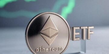 Los ETF de Ethereum están cerca de alcanzar la máxima marca de días consecutivos con entradas de dinero. Fuente: Imagen generada por CriptoNoticias mediante Grok.