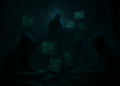 Hackers operando en un centro clandestino.