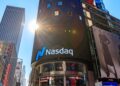 Publicidad de NASDAQ en Nueva York.