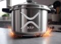 Una olla a presión con el ícono de XRP.