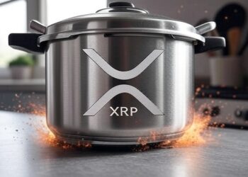 Una olla a presión con el ícono de XRP.