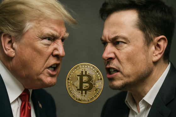 La pelea entre Donald Trump y Elon Musk acelera la caída de bitcoin