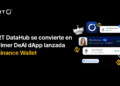 Íconos de notificaciones con logo de Binance, corona y copa blanca. Logo de Oorto.