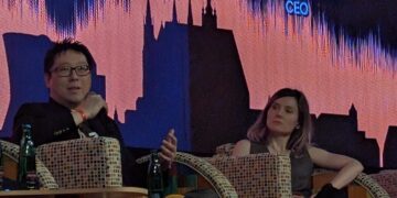 Foto de Samson Mow en BTC Prague.