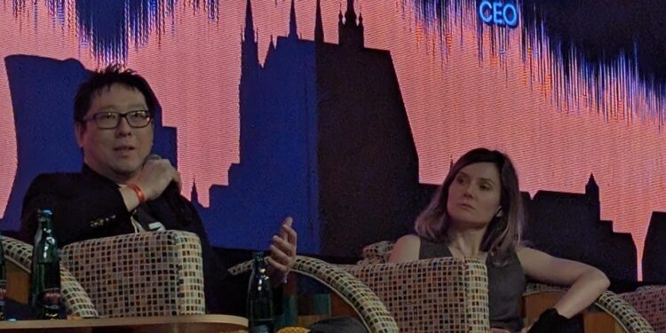 Foto de Samson Mow en BTC Prague.