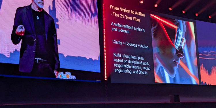 Plan de los 21 de Michael Saylor. Fuente: BTC Praga.