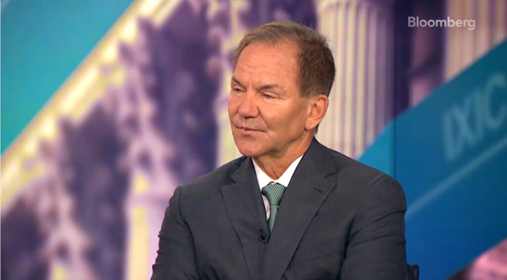 Paul Tudor Jones en una entrevista con Bloomberg.