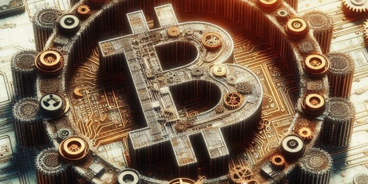 Cadena de bloques de Bitcoin. Oxidada.