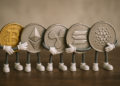 5 criptomonedas abrazadas.