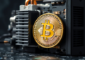 Un ASIC de minería de BTC.