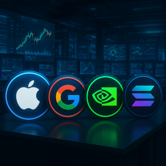 ¿Cómo comprar acciones tokenizadas de Google, Apple o NVIDIA en Solana?