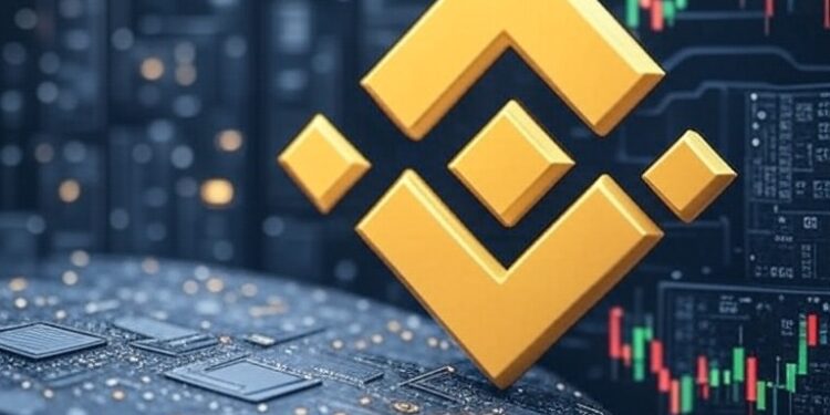 La moneda creada por Binance está en una senda alcista. Fuente: Microsoft Image Creator.
