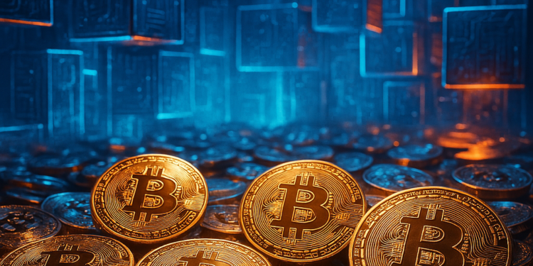 Monedas de BTC en la red.