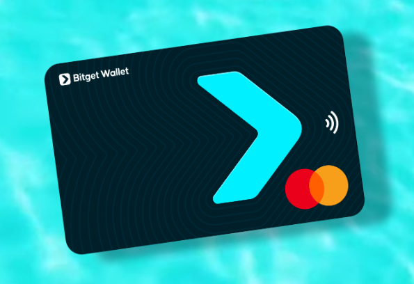 Tarjeta de debito de Bitget.