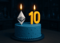 La red Ethereum lleva 10 años operando sin interrupciones. Fuente: Grok.