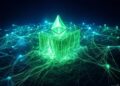 La red Ethereum procesando bloques.