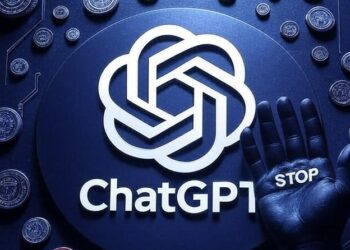 El logo de GPT rodeado de tokens.