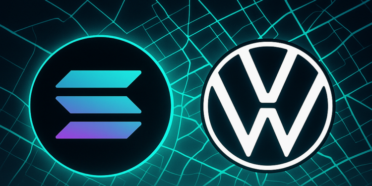 Solana y Volkswagen junto a un auto.