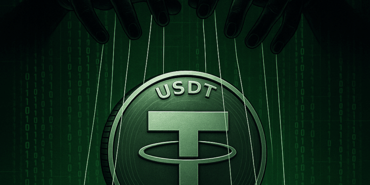 La empresa emisora de la stablecoin USDT puede "manipular" transacciones en su stablecoin. Fuente: Microsoft Image Creator.