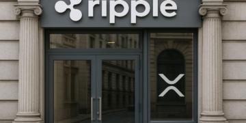 Ripple solicitó una licencia bancaria en Estados Unidos. Fuente: imagen generada mediante Dall-E, de OpenAI, por CriptoNoticias.