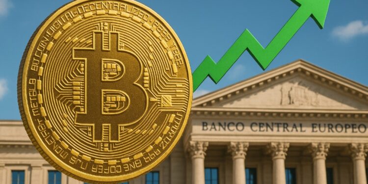 Bitcoin al frente del BCE.