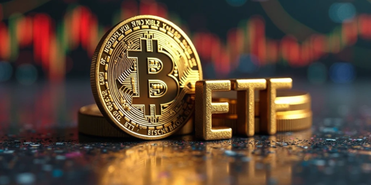 moneda de bitcoin y gráfico de precios de fondo.