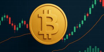 Bitcoin con gráficas mixtas.