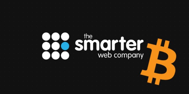 Logo de Smarter Web con bitcoin.