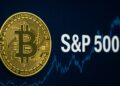 Bitcoin al lado del S&P 500.