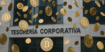 El FOMO corporativo por bitcoin está desatado. Fuente: imagen generada mediante Dall-E, de OpenAI, por CriptoNoticias.