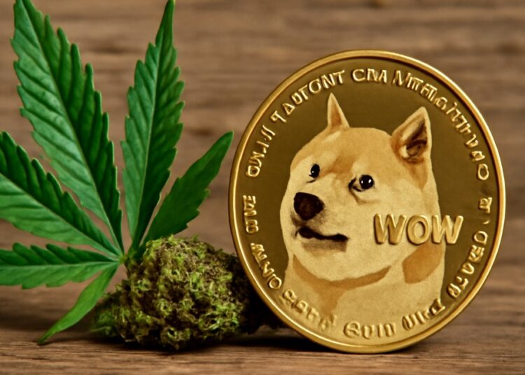 Cannabis junto a DOGE.