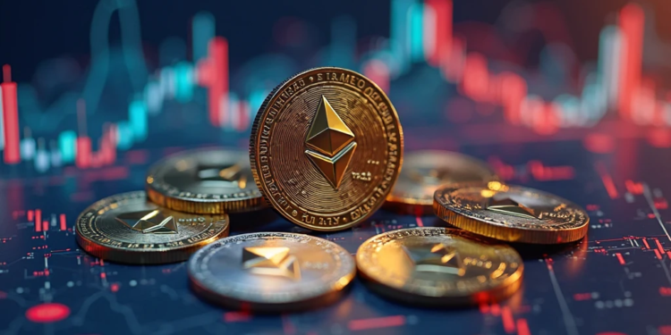 El precio de Ethereum podría enfrentar altibajos pero con la mirada puesta al alza. Fuente: Imagen generada por CriptoNoticias mediante SeeArt.ia.