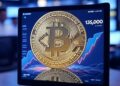Bitcoin subiendo de precio.