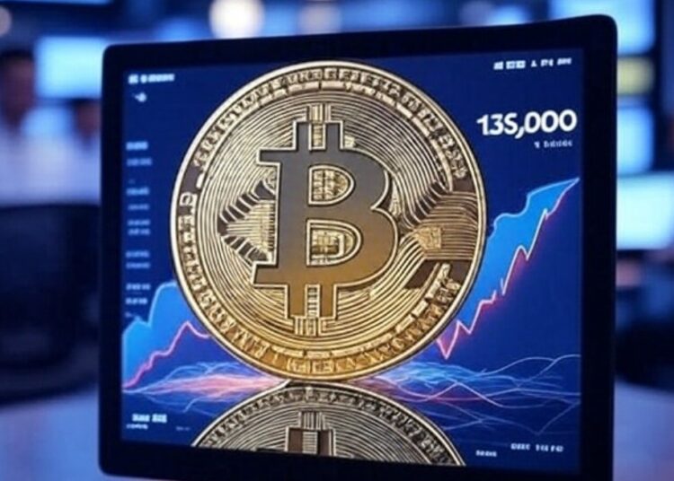 Bitcoin subiendo de precio.