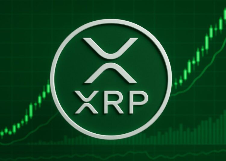 XRP y gráficas en verde.