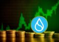 El precio de SUI se ha visto impulsado por la adopción corporativa. Composición por CriptoNoticias. Fuentes: cryptologos ; YuDwi Studio / stock.adobe.com.