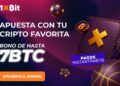 monedero con bitcoins flotando alrededor y pelotas de fútbol y básquet.