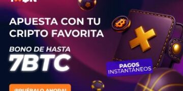 monedero con bitcoins flotando alrededor y pelotas de fútbol y básquet.