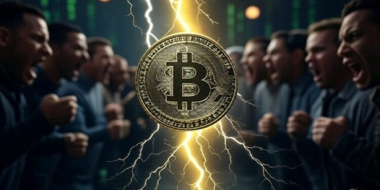 La guerra de clientes en Bitcoin no tiene fin. Fuente: Grok.