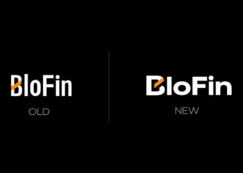 Logo antiguo y logo nuevo de BloFin